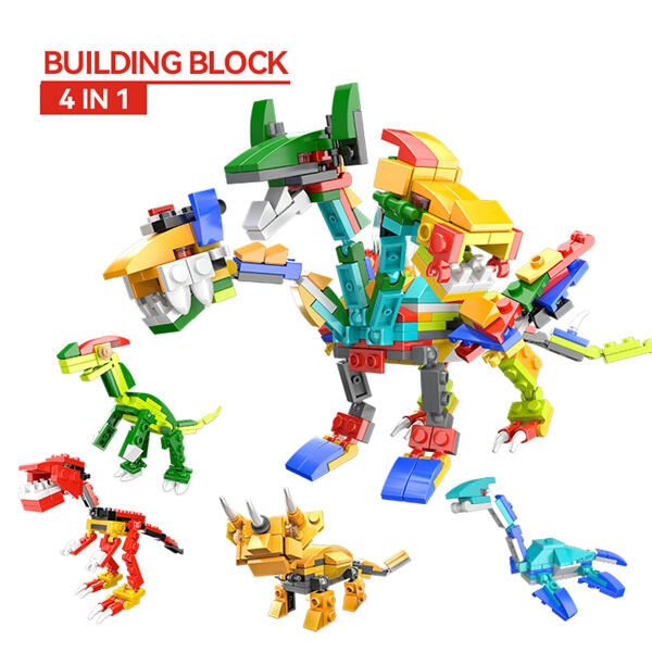 Build, Play, and Learn with Building Blocks Dinosaur.