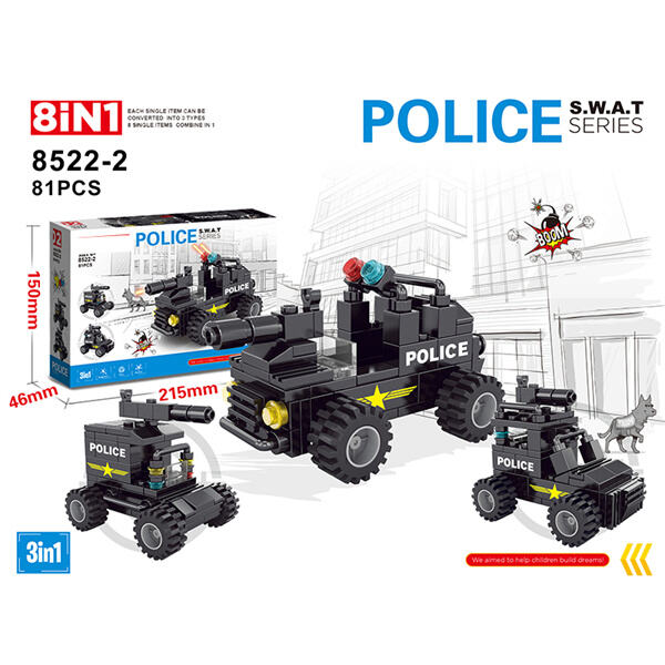 Perfect for young and old, plastic building blocks toys never go out of style.