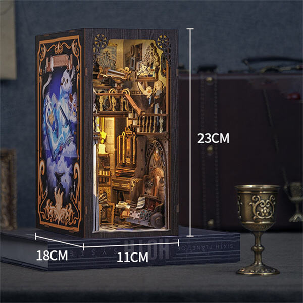 Lägg till en nypa magi på din bokhylla med Harry Potter Book Nook Kit