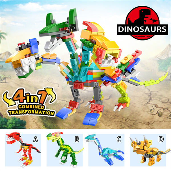 Unleash Your Inner Paleontologist with Building Blocks Dinosaur.
