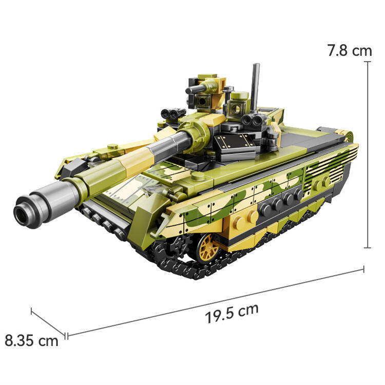 product 2023 new arrivals ww2 russia military series model tank building blocks toys-61