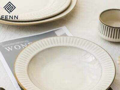 Platos de porcelana personalizados frente a platos de cerámica: ¿cuál es la diferencia?