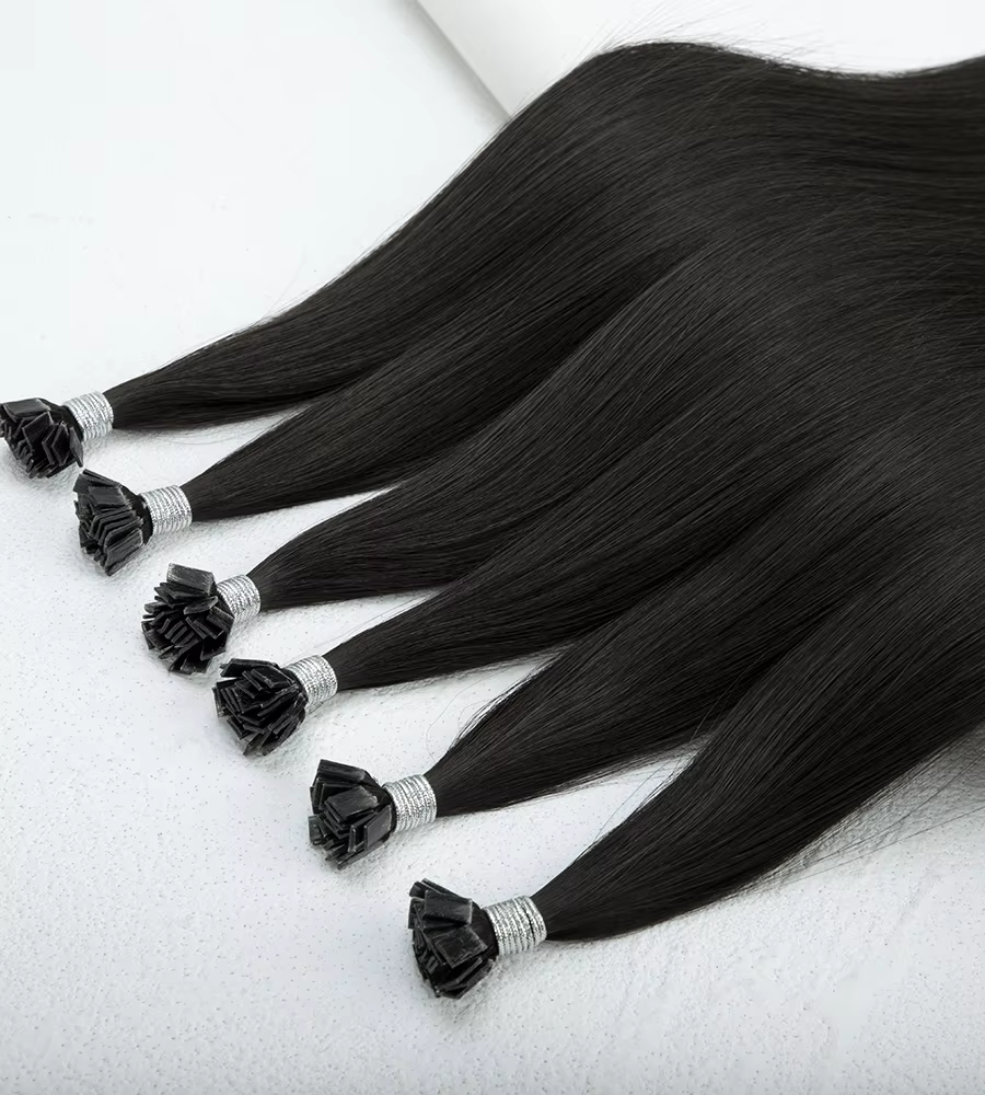 Achieve a Natural Look with Flat Tip Hair Extensions from LeShine Hair