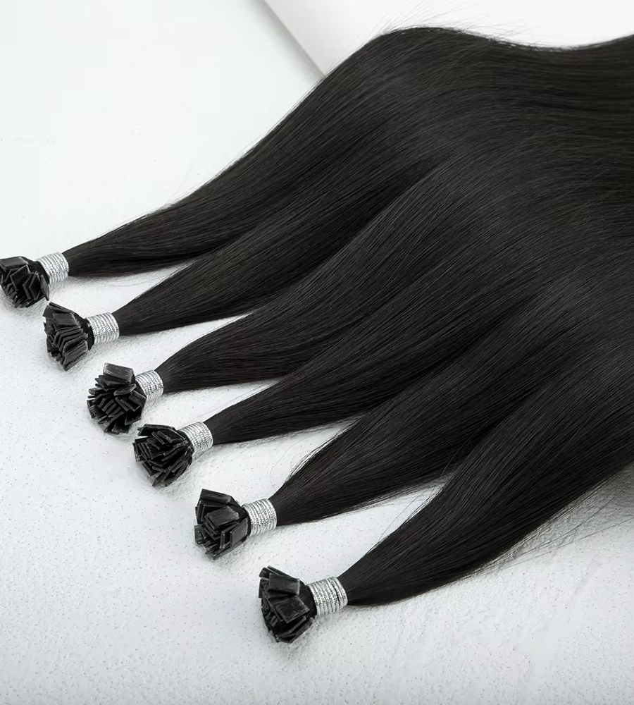 Achieve a Natural Look with Flat Tip Hair Extensions from LeShine Hair