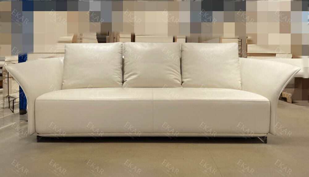 Contemporary Sophistication: New Design Sofa with Brushed Black Titanium Metallic Paint Legs supplier