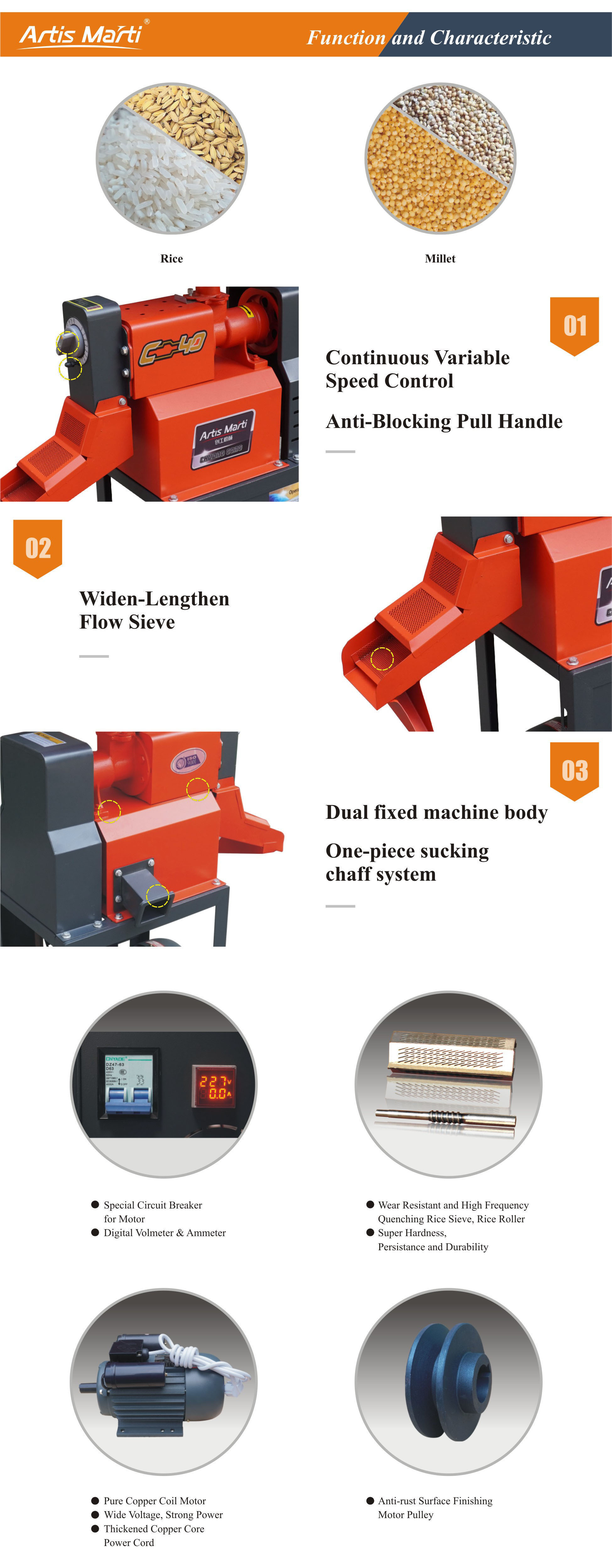 Single Rice Mill 6N40-1 supplier