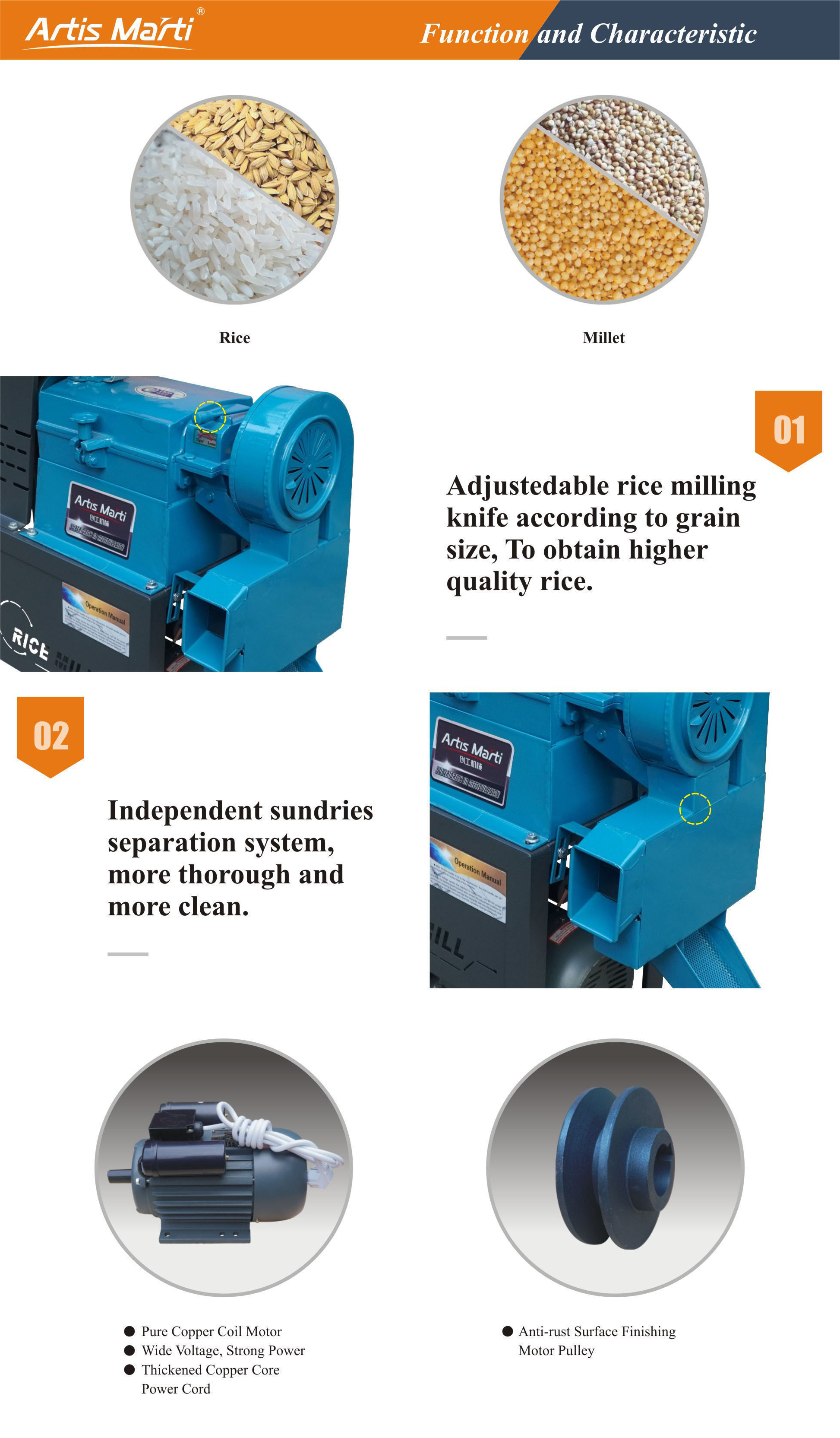 Single Rice Mill 6N100 manufacture