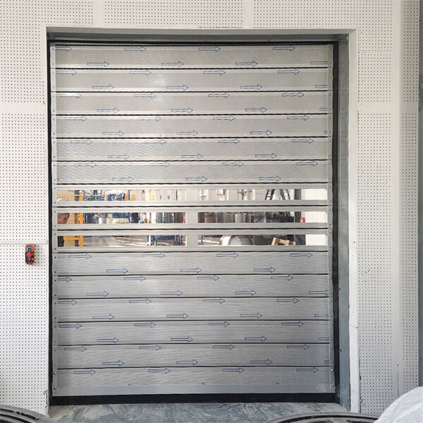 مظهر الأبواب المرتفعة السريعة للمرآب