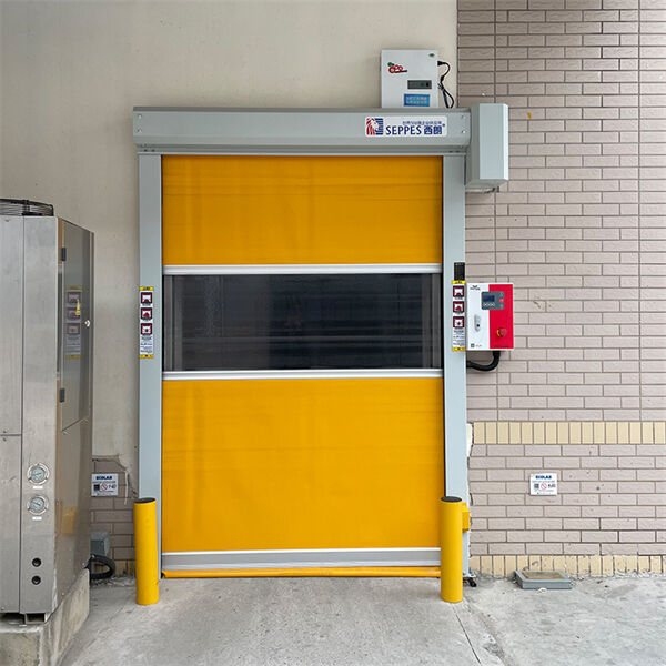 Improved safety measures with high speed roller doors