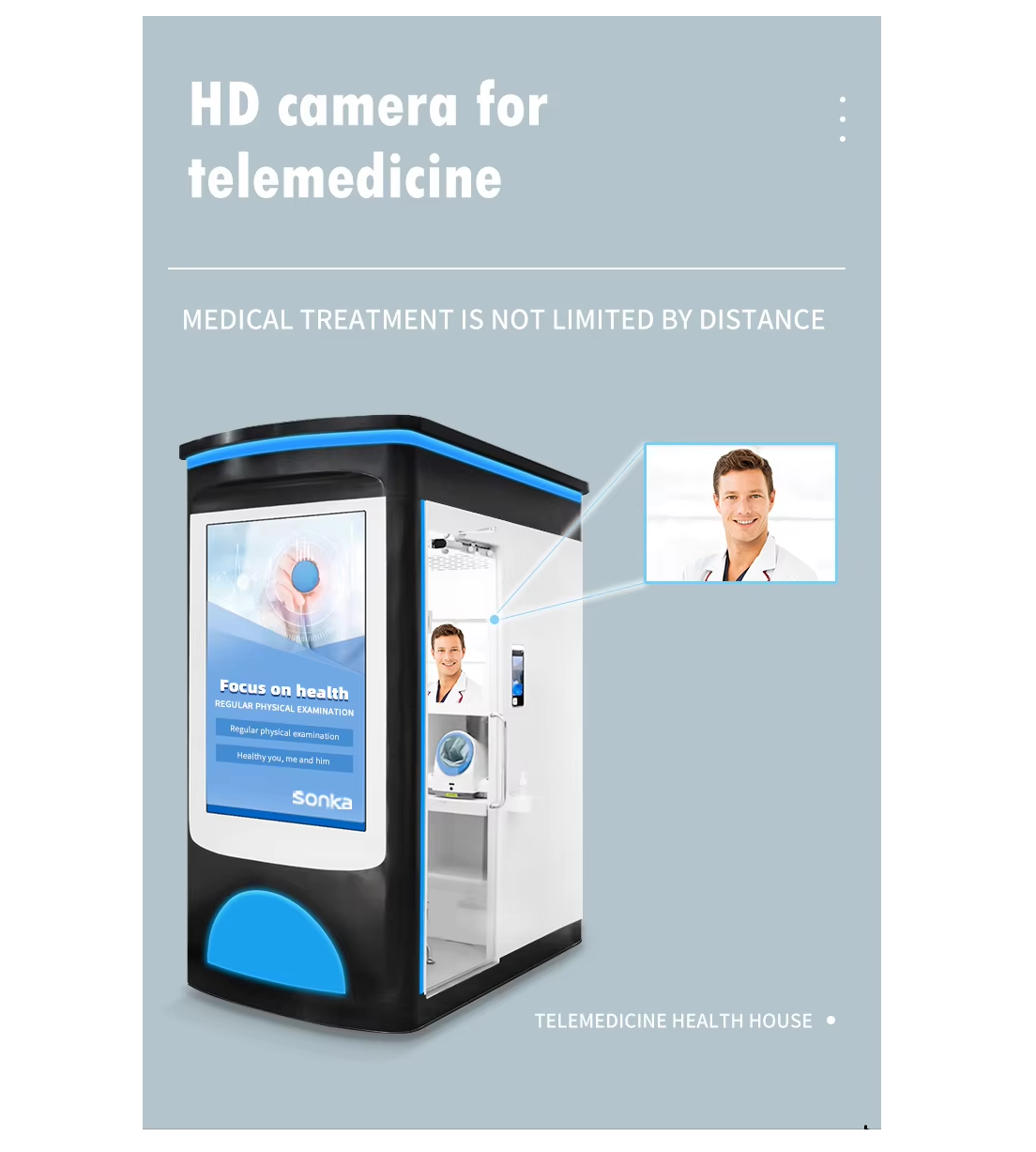 Efficient Remote Healthcare with Sonka Telemedicine Kiosk