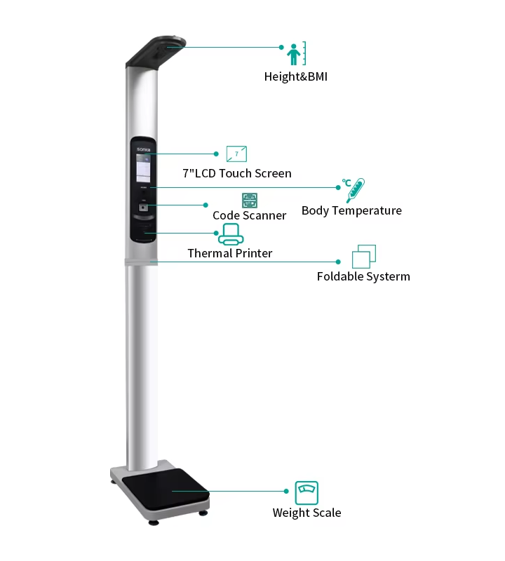 Reliable Ultrasonic Height and Weight Scale by Sonka