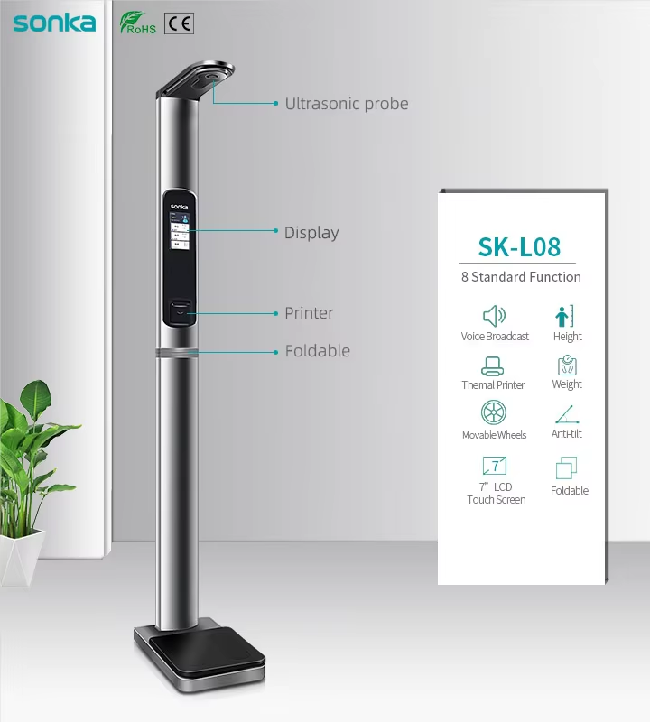 Sonka Ultrasonic Height and Weight Scale: Precision Tools for Medical Professionals