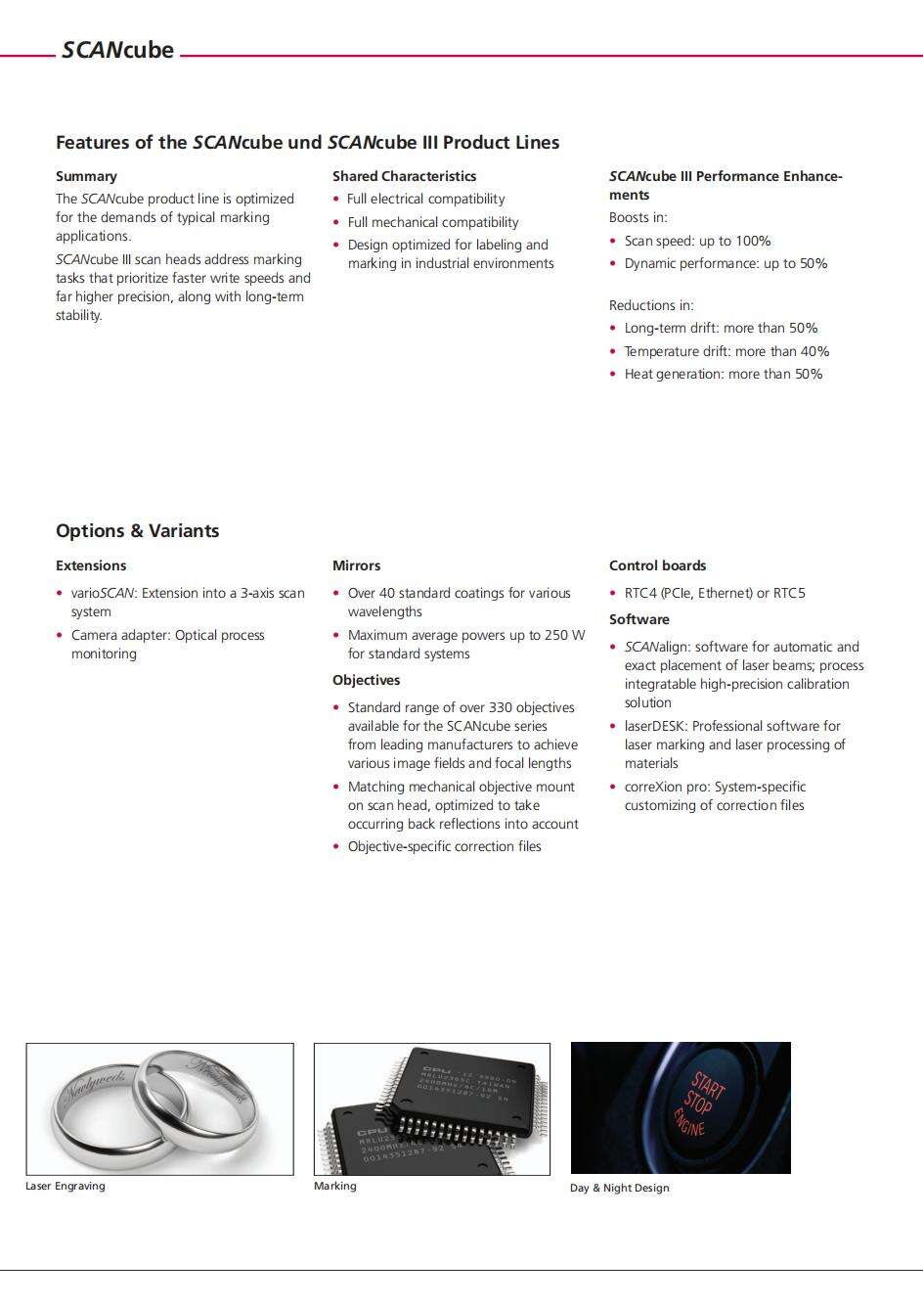 Scanlab Premium Scan heads for laser marking welding cleaning scancube10 scancube14 scancubeIII10 scancubeIII14 supplier