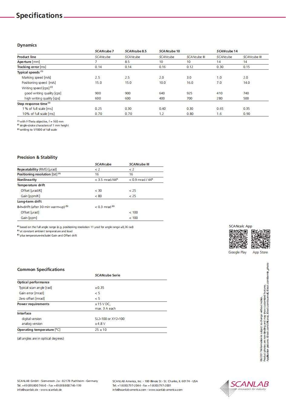 Scanlab Premium Scan heads for laser marking welding cleaning scancube10 scancube14 scancubeIII10 scancubeIII14 manufacture