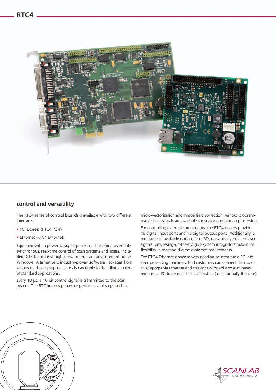 Scanlab RTC4 details