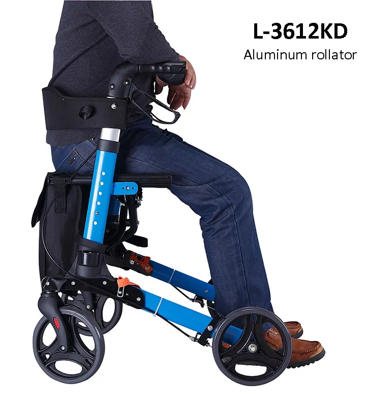 คุณสมบัติความปลอดภัยของ Liyuan Rollator Walker