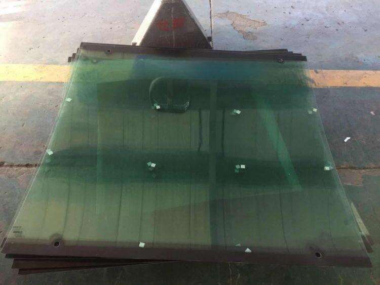 Excavator Cab Genuine Windshield Glass manufacture
