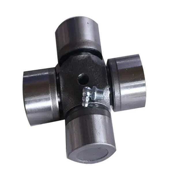 How a cardan joint drive shaft transfers power between two shafts