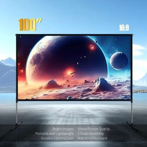 Our favorite portable projector screens