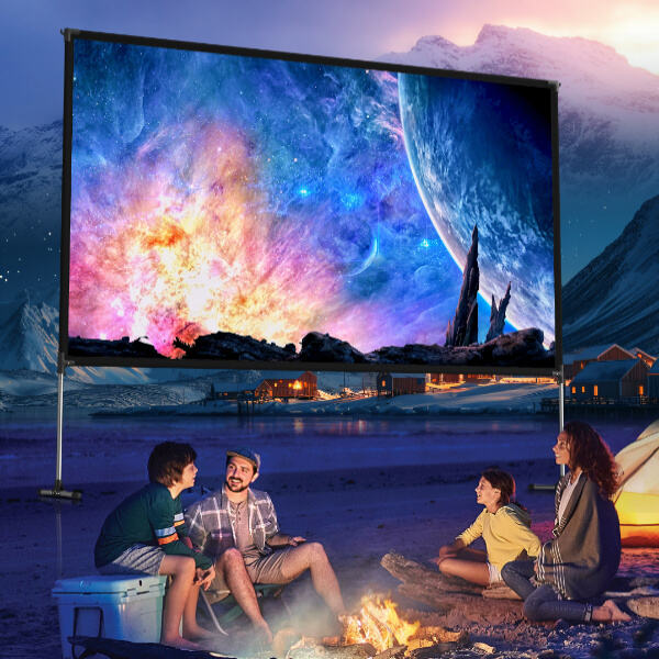 Make powerful business presentations on-the-go with a screen projector portable.