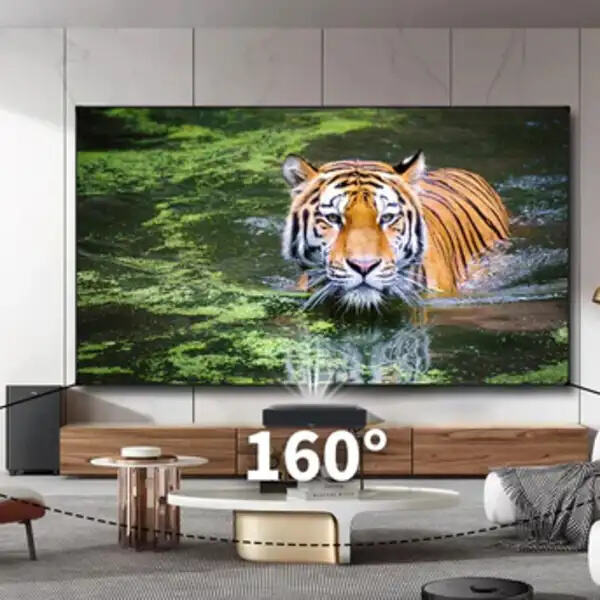 Enjoy immersive gaming and sports with 180 projector screen