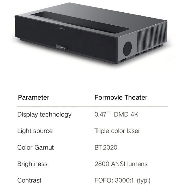 4K USTレーザープロジェクターでクリアな画像をお楽しみいただき、最高の視聴品質を実現します。