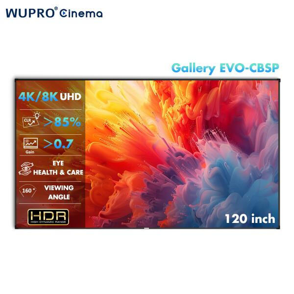 Immersive audio-visual experience without glare or shadow.