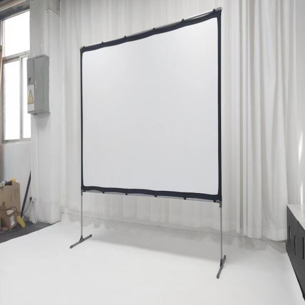 Take your next camping trip to the next level with a portable outdoor projector screen