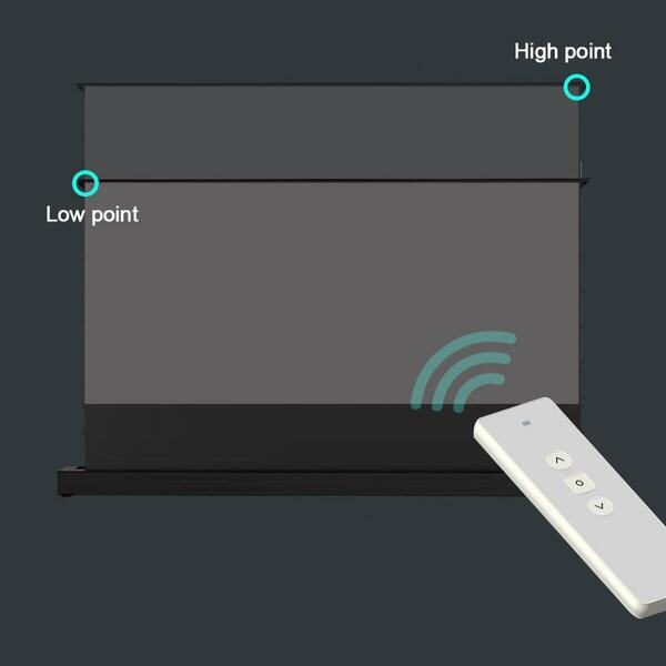 Declutter Your Living Room with Motorised Floor Rising Projector Screen