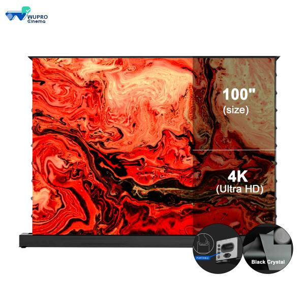 Transform Your Room into Your Private Cinema with Motorised Floor Rising Projector Screen