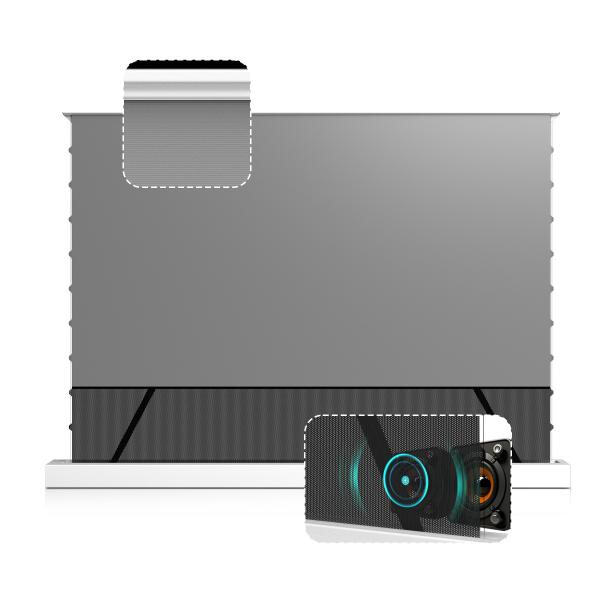 Eliminate eye strain and enjoy immersive viewing with a short throw projector and screen