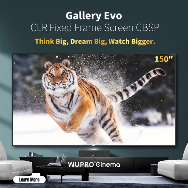 Immerse Yourself in Your Favorite Movies with a Wall Mounted Projector Screen