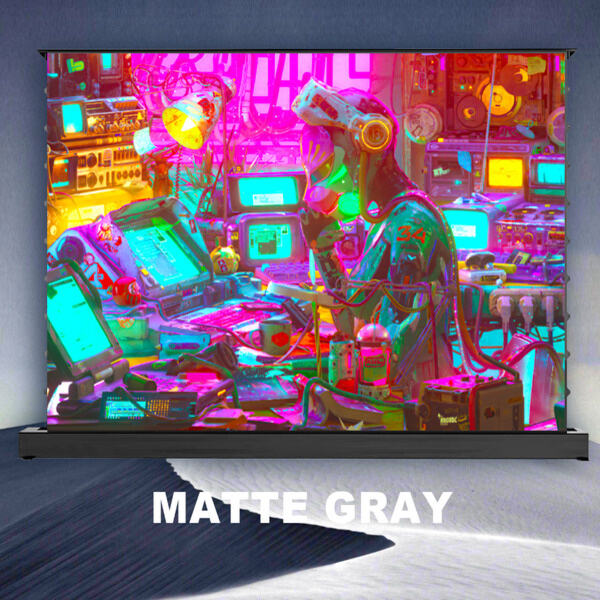 Effortlessly Create the Perfect Home Theater with a Motorized Floor Projector Screen