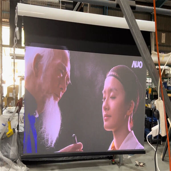 Enhance your viewing experience with retractable motorized projector screens.