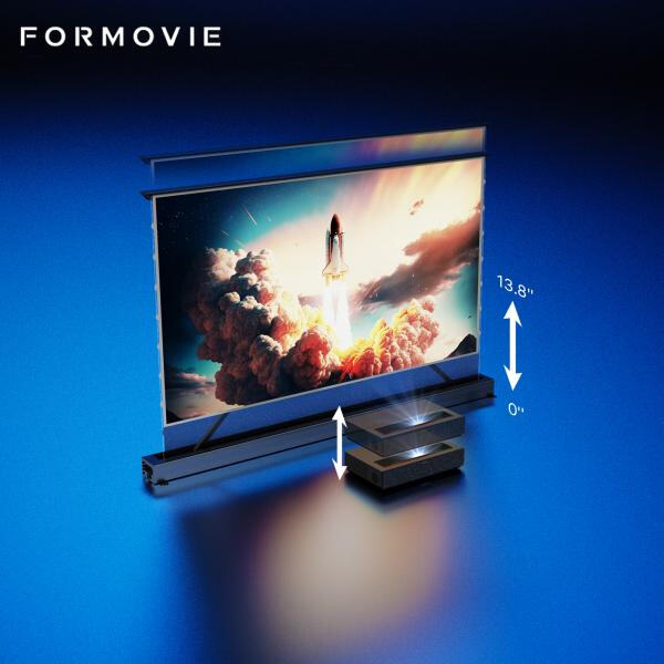 Experience cinema-quality visuals without sacrificing space with a short throw projector and screen