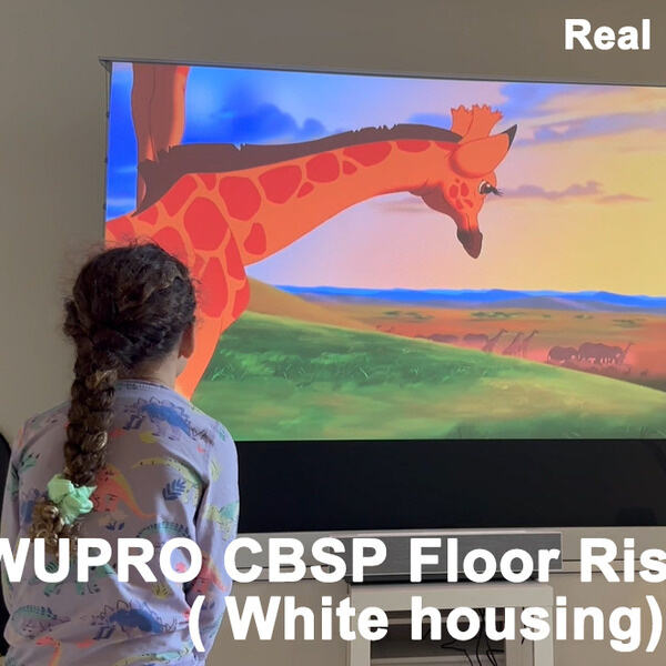 Transform your home into a cinematic hub with a floor rising projector screen