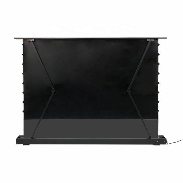 Say goodbye to bulky TV stands with a floor rising ALR screen