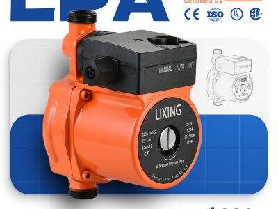 Quiet booster pumps for home water pressure improvement