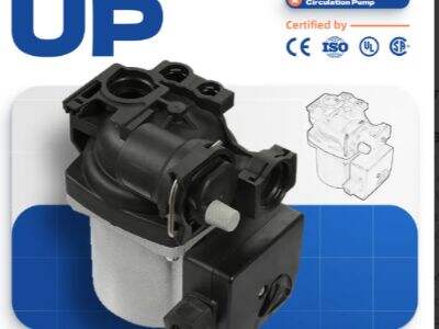 Gas boiler pumps minimize noise in residential heating applications