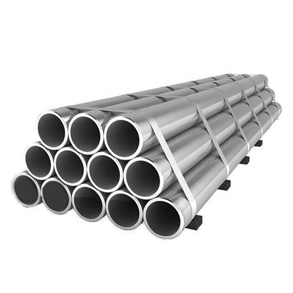 Using polished stainless steel pipe