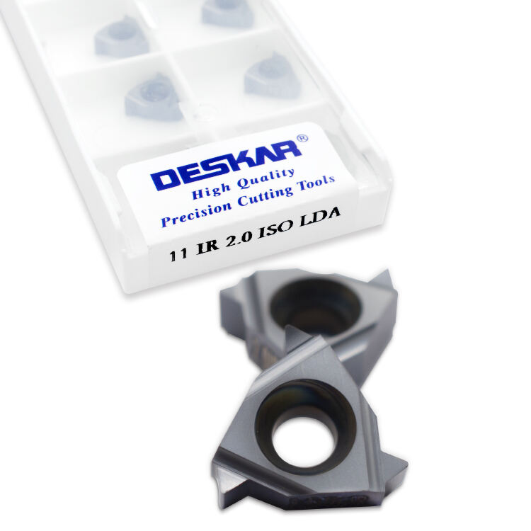 product deskar 11 ir 20 iso lda indexable tungsten carbide threading lathe inserts for threaded lathe holder-5