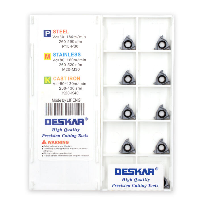 product deskar 11 er a 60 lda indexable tungsten carbide threading lathe inserts for threaded lathe holder-6