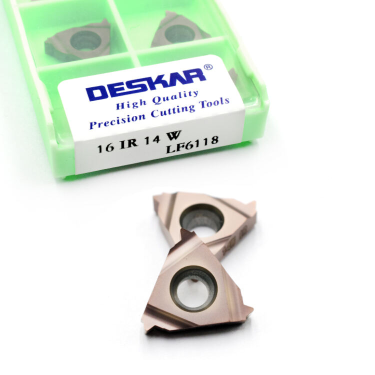 product deskar indexable tungsten carbide threading lathe inserts for threaded lathe holder-5