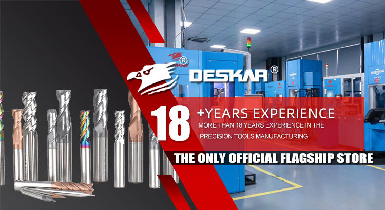 product deskar hrc45 hrc55 hrc65tungsten steel solid hard alloy end mill cnc carbide end milling cutter cnc tool factory customized-3