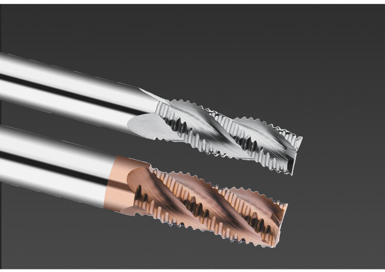 product deskar tungsten carbide rouging end mill for steel and aluminum with coarse skin cutter cnc machine wave edge milling cutter-11