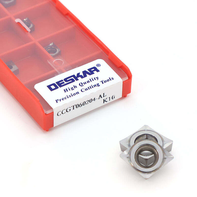 product deskar ccgt060204 al k10 aluminum and copper carbide inserts lathe tools cutter cnc turning tool carbide inserts-6