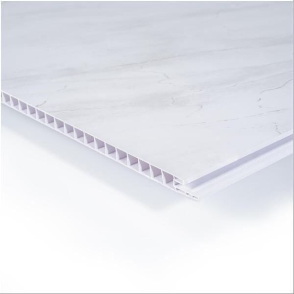 Explore different design options and colors for PVC bath panels.