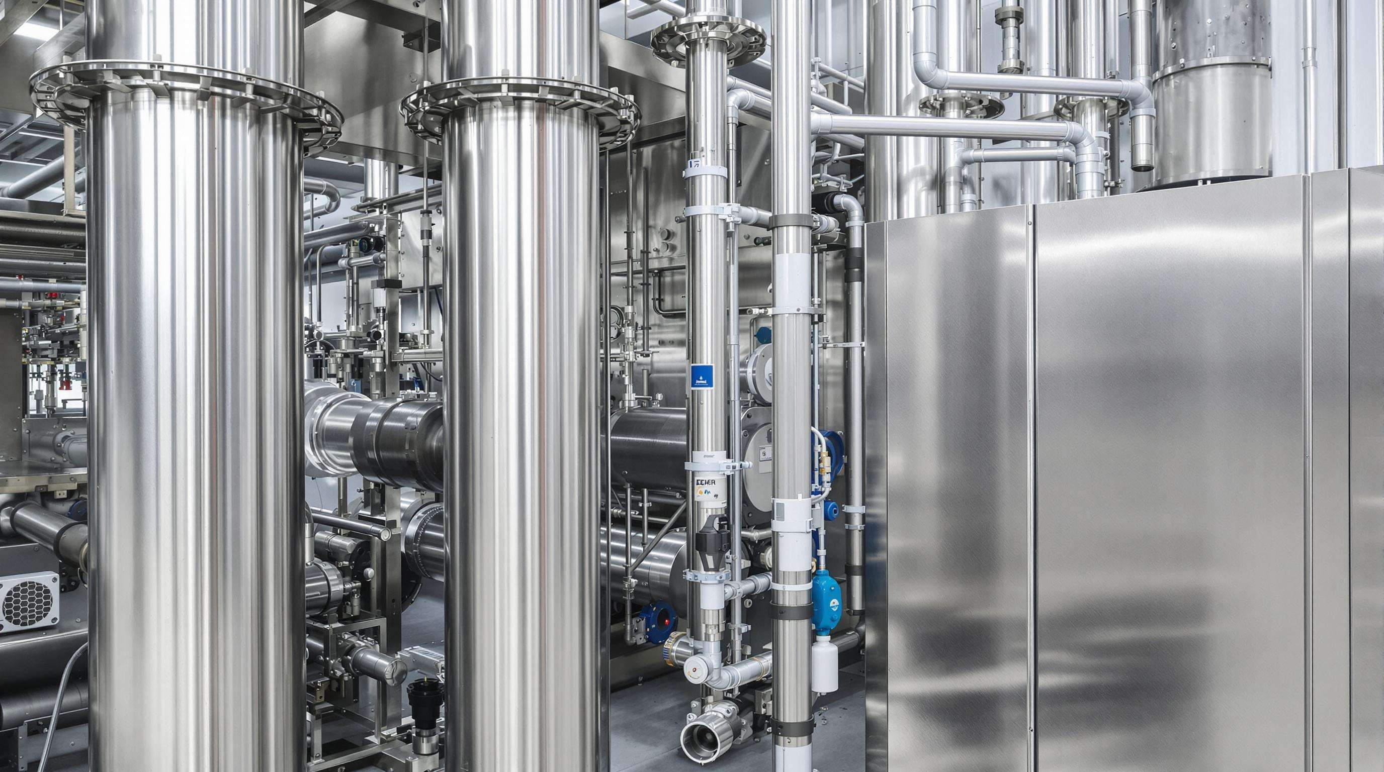 Modern clean steam generator with stainless steel components and sensors
