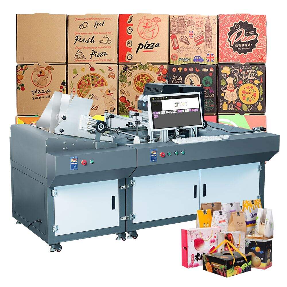 Foofon Großhandel Kontinuierlicher Druck One Pass Digital Kartonverpackung Industrielle Kartondrucker Single Pass Drucker