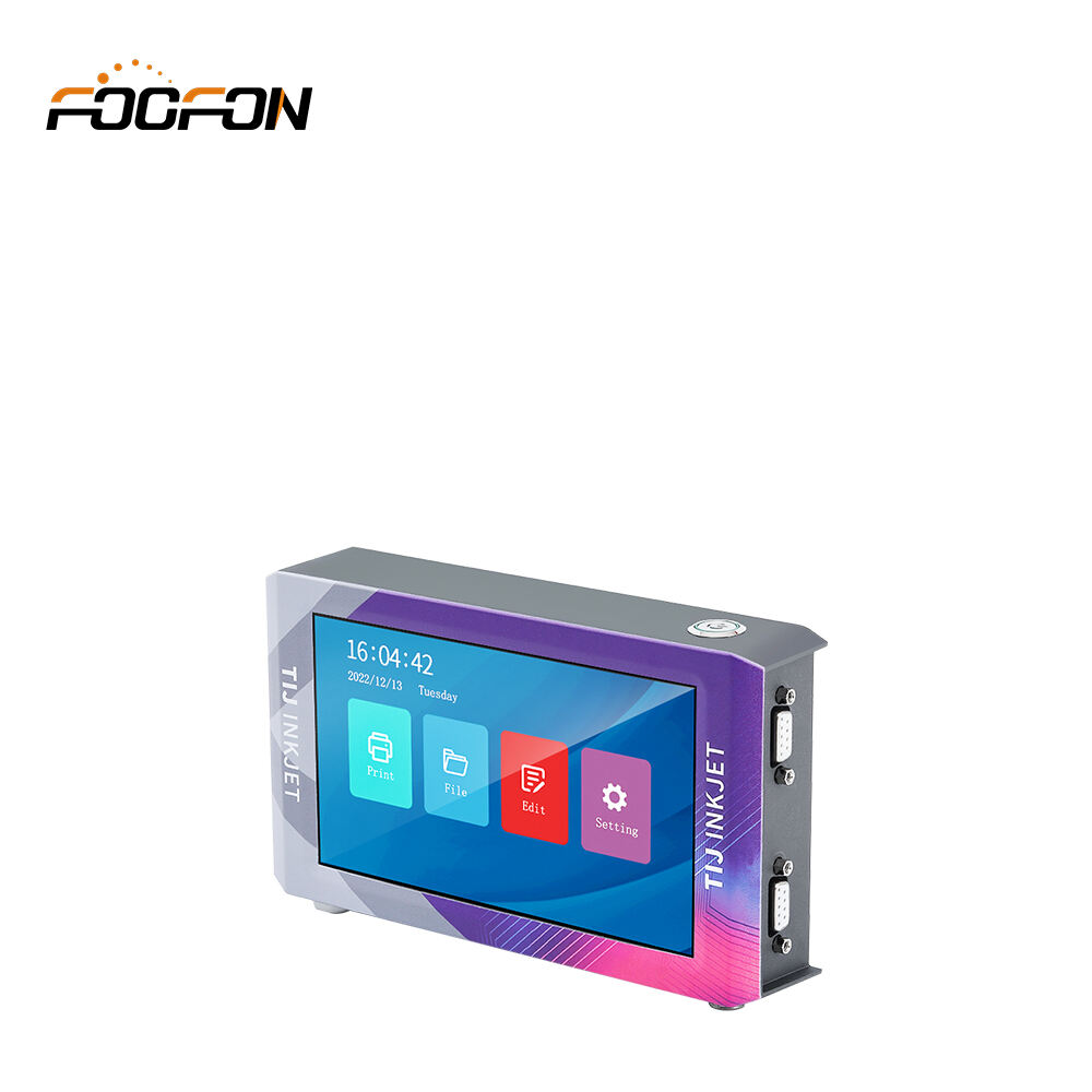 Foofon Factory Outlet Printer Inkjet Batch Otomatis Mesin Coding Batch Berkualitas Tinggi Printer Tinta Online TIJ Komersial